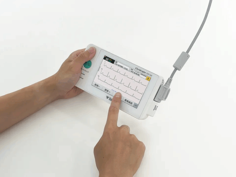 携帯型12誘導心電計
